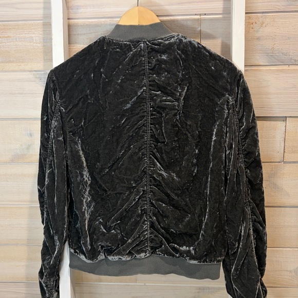 Free People velour bomber jacket - Picture 9 of 9